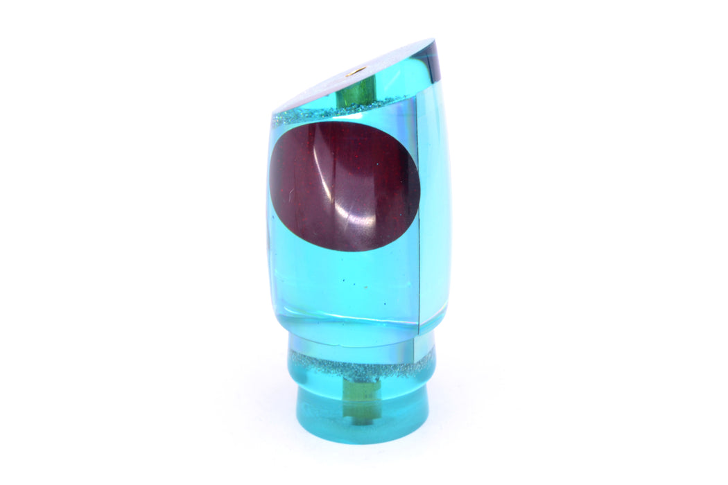 Koya Lures Teal Rainbow Red Eyes Small Poi Dog 10" 3oz