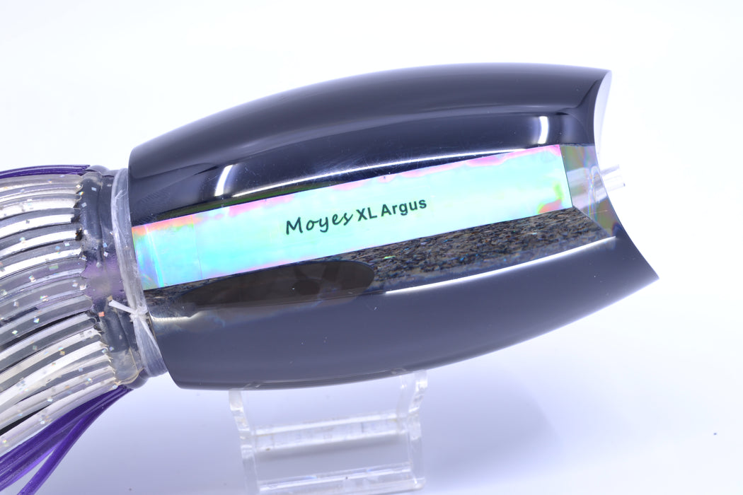 Moyes Lures/Grander Marlin Tackle XL Argus + D-Flap Teaser Combo Black-Purple-Clear GZE