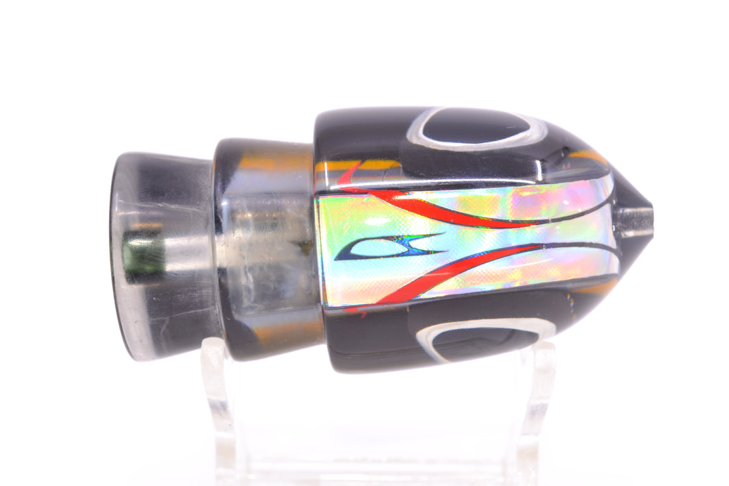 LS Lures Yellow-Silver Rainbow Black Back Flyer 11" 3.8oz GZE