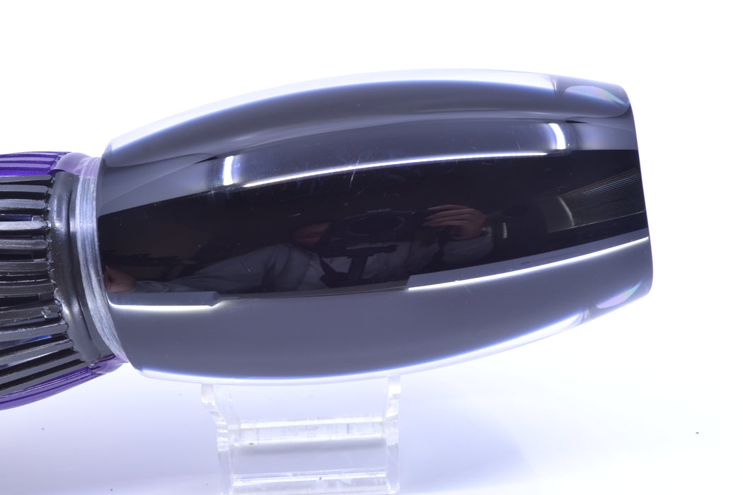 Moyes Lures/Grander Marlin Tackle XL Argus + D-Flap Teaser Combo Black-Purple-Clear GZE