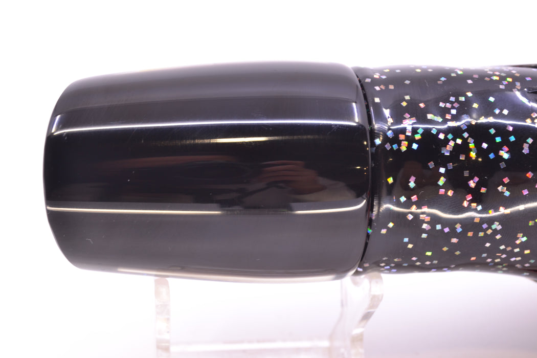 Marlin Magic Orange MOP Black Back Red Eyes Ruckus 12" 11oz Skirted Black/Orange