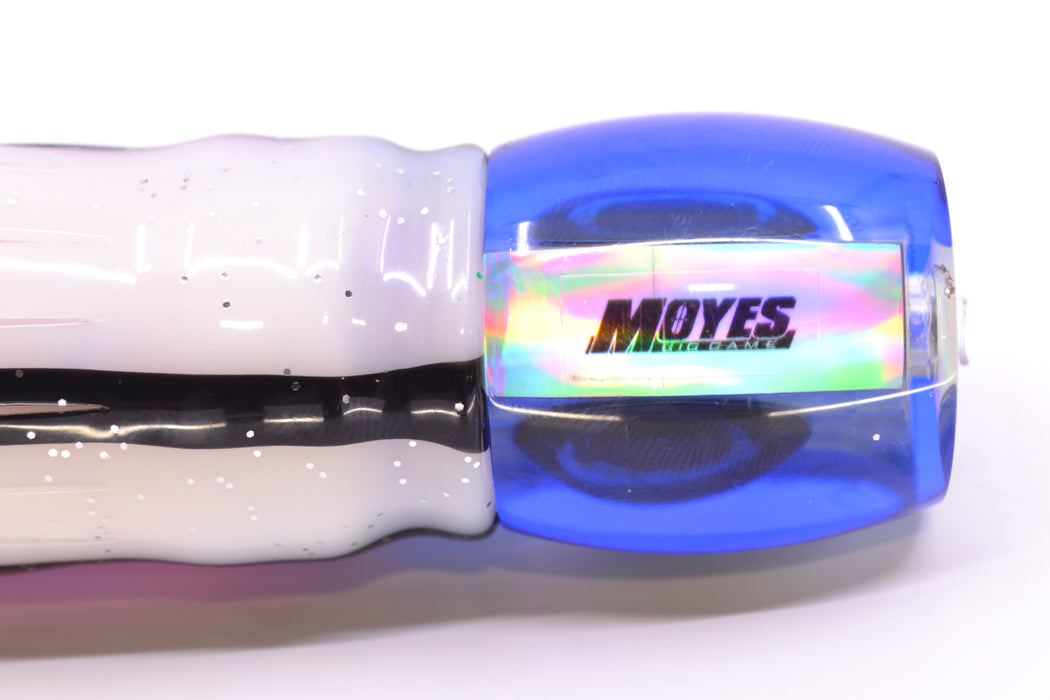 Moyes Lures Ice Blue Awabi Blue Back Taxi Eyes Small Secret 9" 3oz Skirted Gay Bob