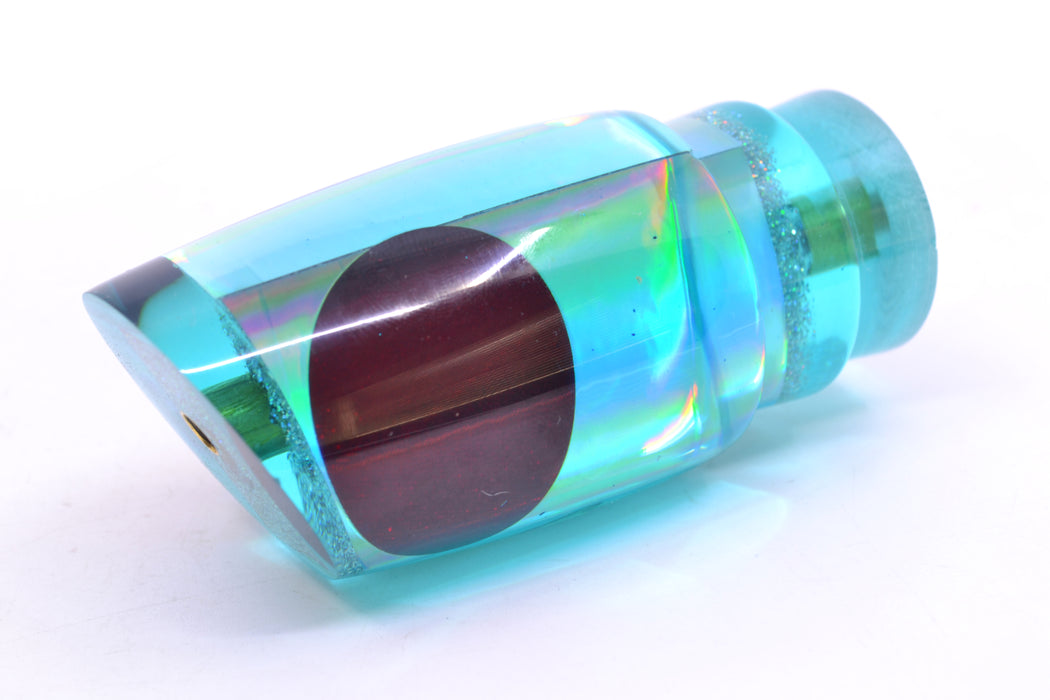 Koya Lures Teal Rainbow Red Eyes Small Poi Dog 10" 3oz