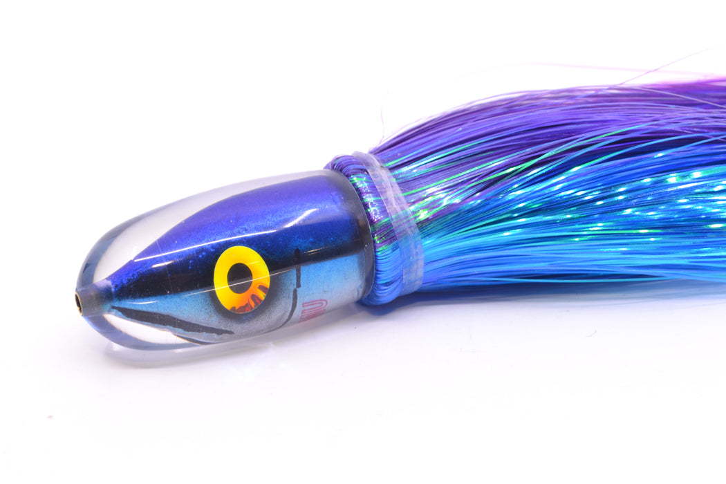 Tsutomu Lures "Hardline Aku" Fish Head Pau Hana Blunt Bullet 7" 4oz Strobez