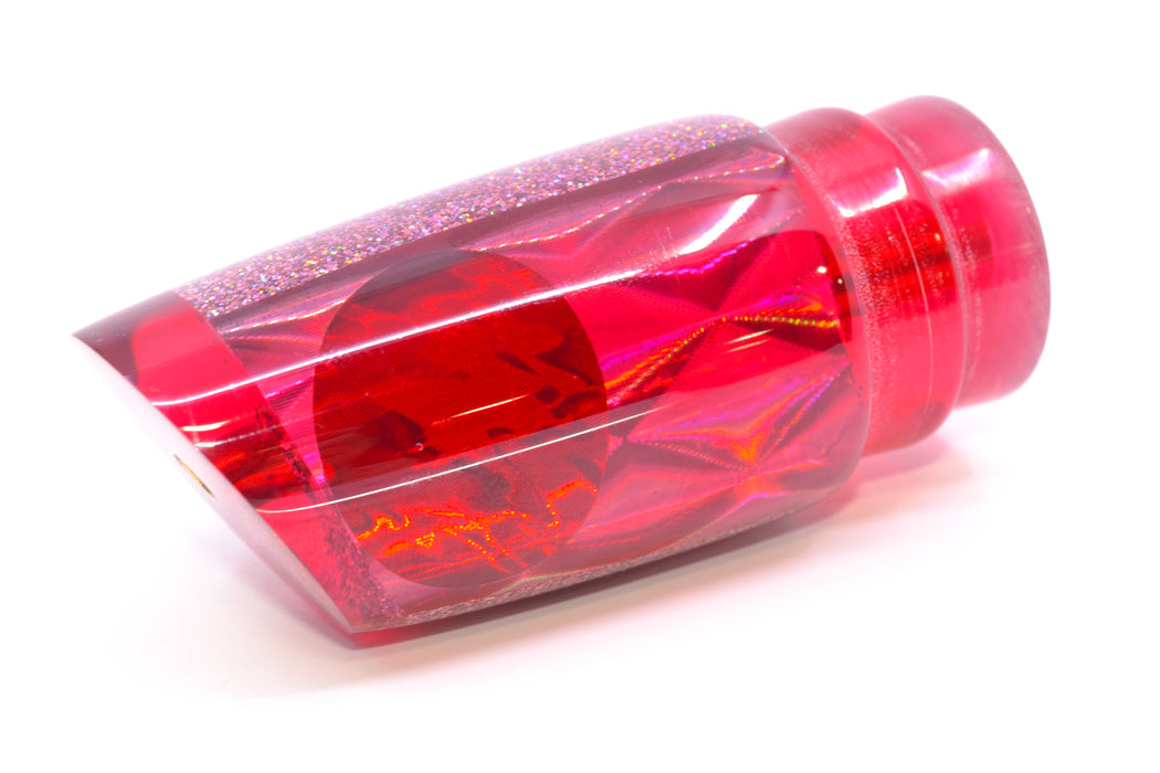 Koya Lures Red Rainbow Diamond Red Eyes Straight Runner 12" 5.8oz GZE