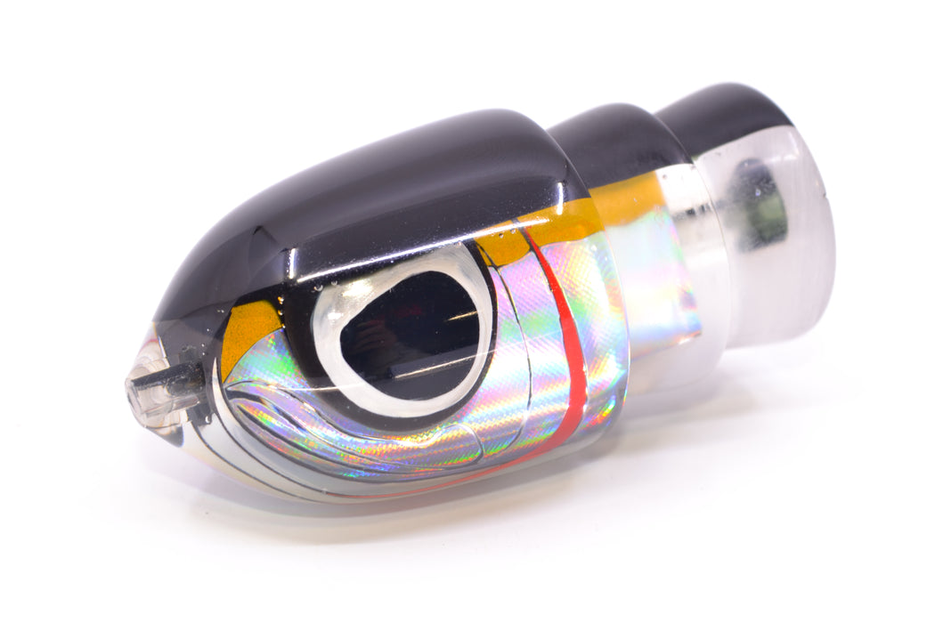 LS Lures Yellow-Silver Rainbow Black Back Flyer 11" 3.8oz GZE