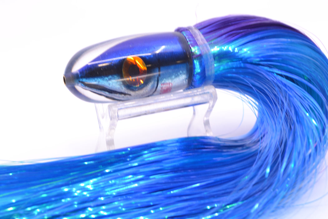 Tsutomu Lures "Hardline Aku" Fish Head Pau Hana Blunt Bullet 7" 4oz Strobez