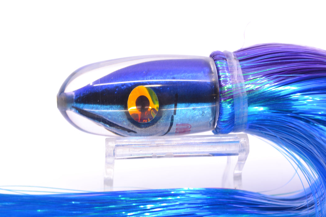 Tsutomu Lures "Hardline Aku" Fish Head Pau Hana Blunt Bullet 7" 4oz Strobez