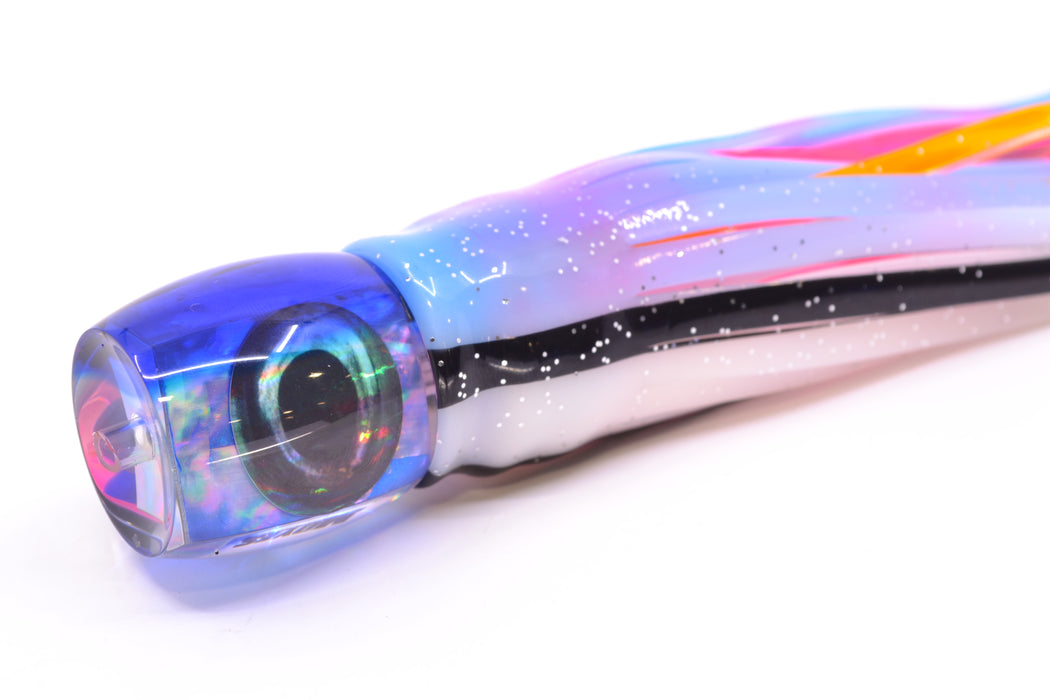 Moyes Lures Ice Blue Awabi Blue Back Taxi Eyes Small Secret 9" 3oz Skirted Gay Bob