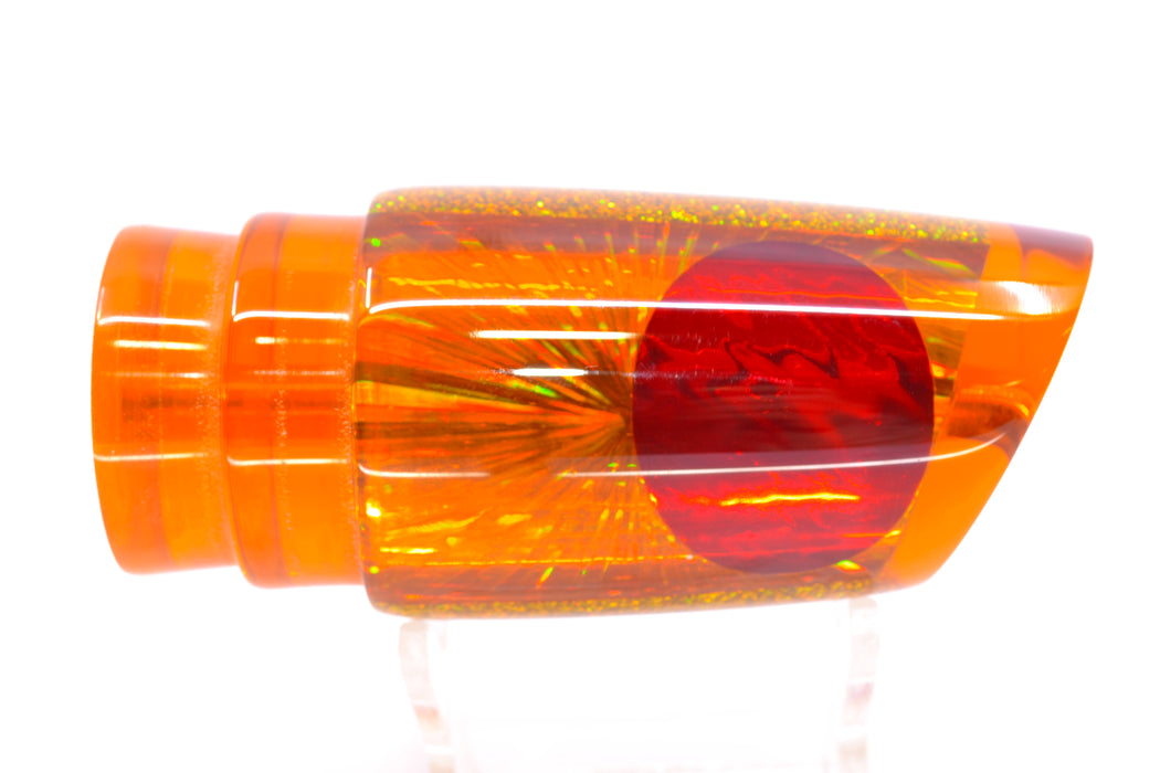 Koya Lures Amber Rainbow Starburst Red Eyes Straight Runner 12" 5.8oz GZE