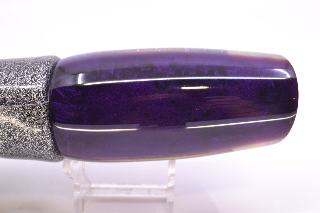 Bomboy Lures Purple Rainbow Scale Purple Back Bomboy Eyes Supernutt 14" 9.5oz Vinyl