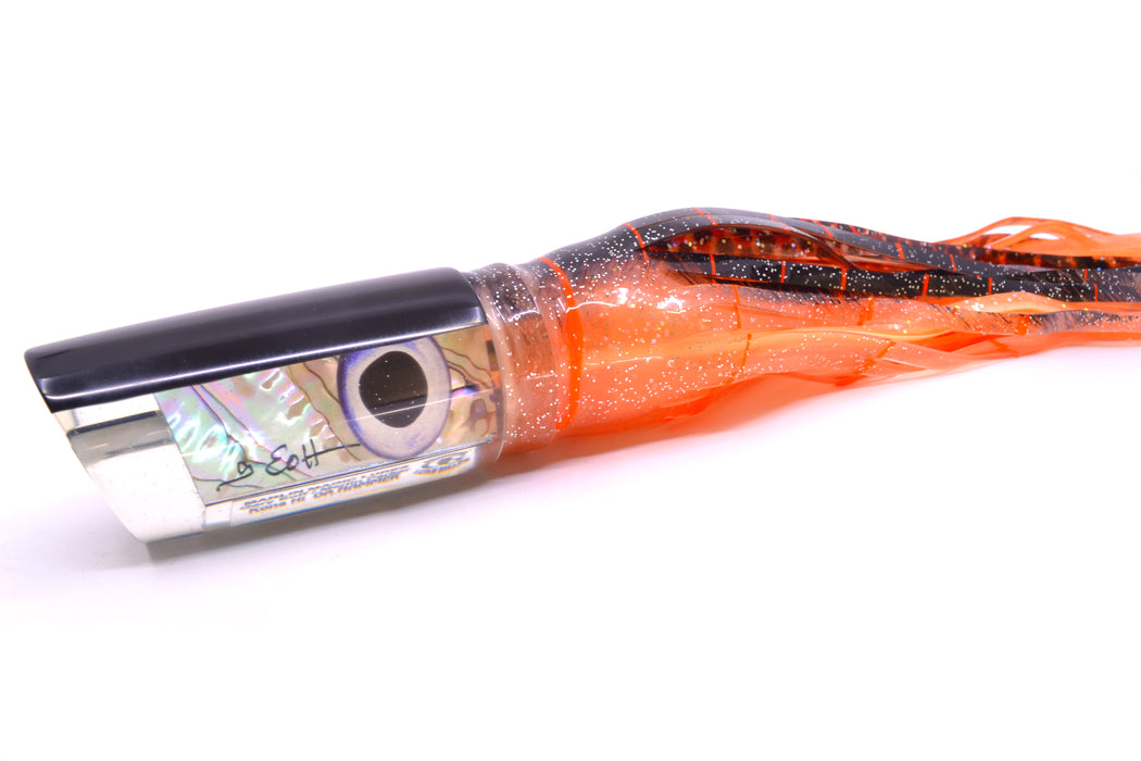 Marlin Magic White Abalone Black Back Da Hammer 14" 12.5oz Skirted Root Beer-Petrolero