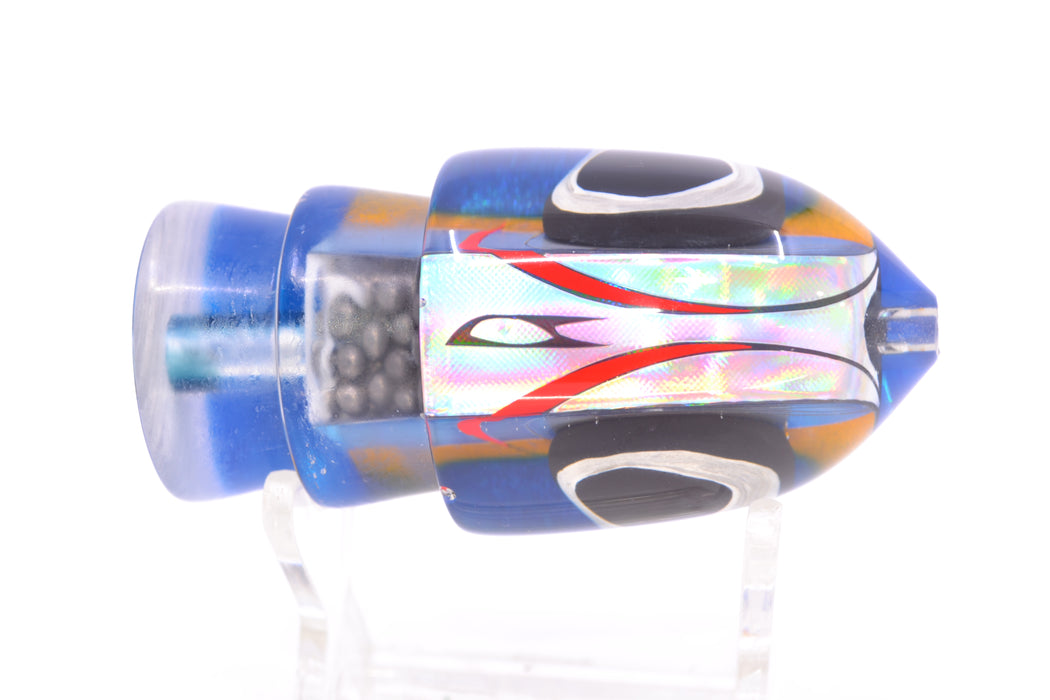 LS Lures Yellow-Silver Rainbow Black-Blue Back Flyer 11" 3.8oz