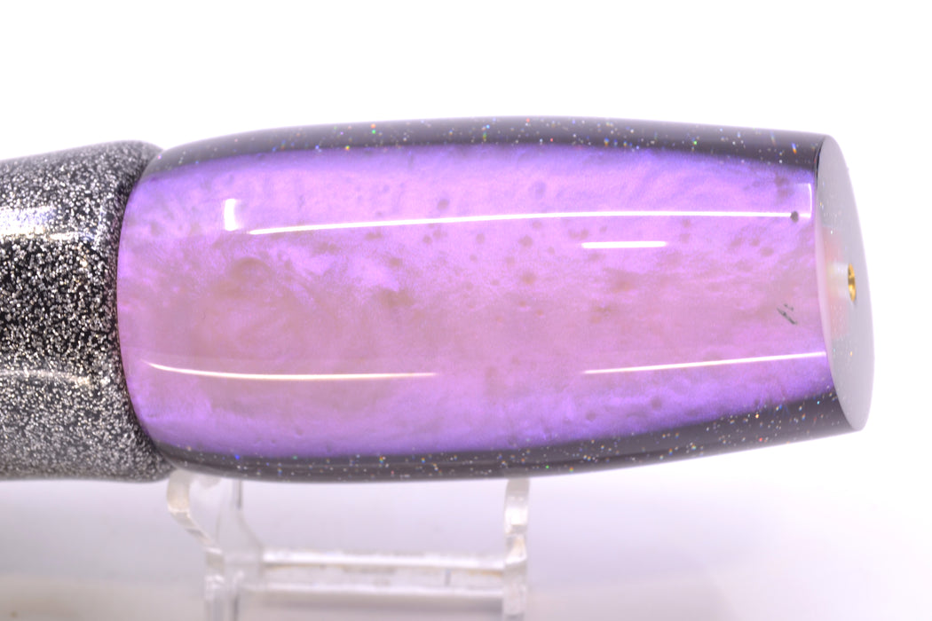 Bomboy Lures Purple Rainbow Scale Purple Back Bomboy Eyes Supernutt 14" 9.5oz Vinyl