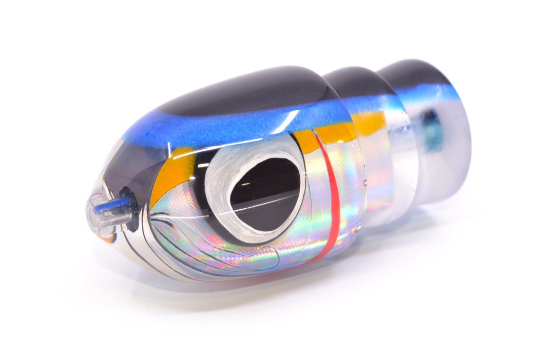 LS Lures Yellow-Silver Rainbow Black-Blue Back Flyer 11" 3.8oz