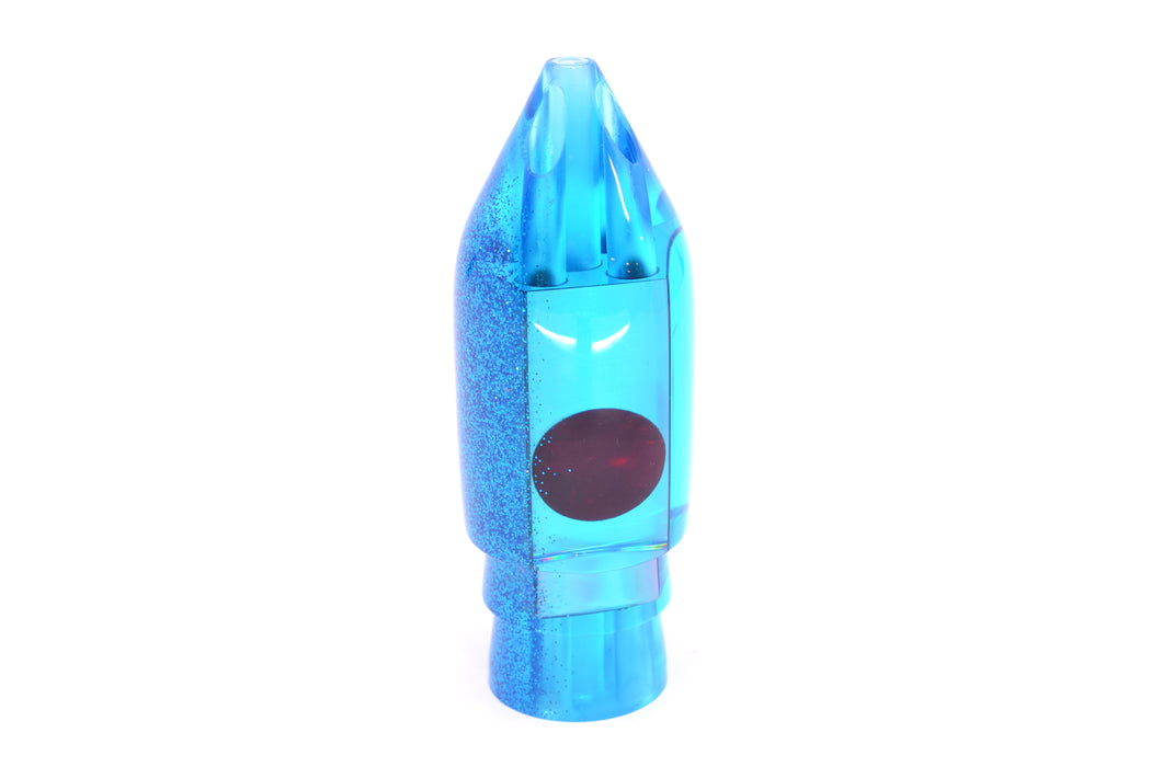 TANTRUM Lures Ice Blue Rainbow Blue Glitter Back Medium JetPack Bullet 9" 4.7oz
