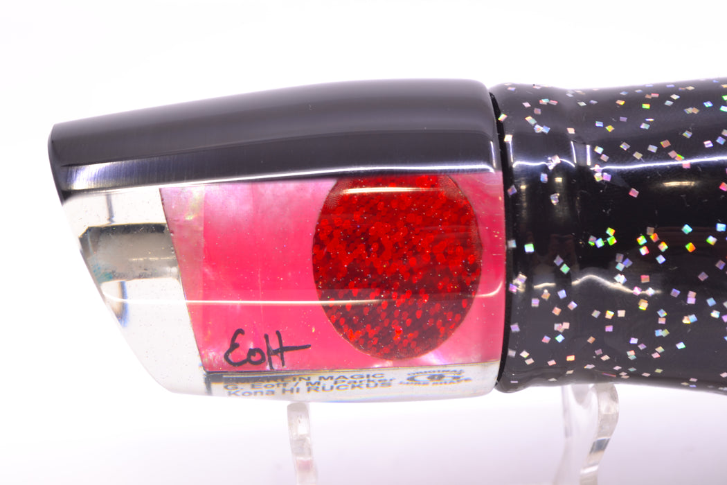 Marlin Magic Pink MOP Black Back Red Eyes Ruckus 12" 11oz Skirted Black/Pink