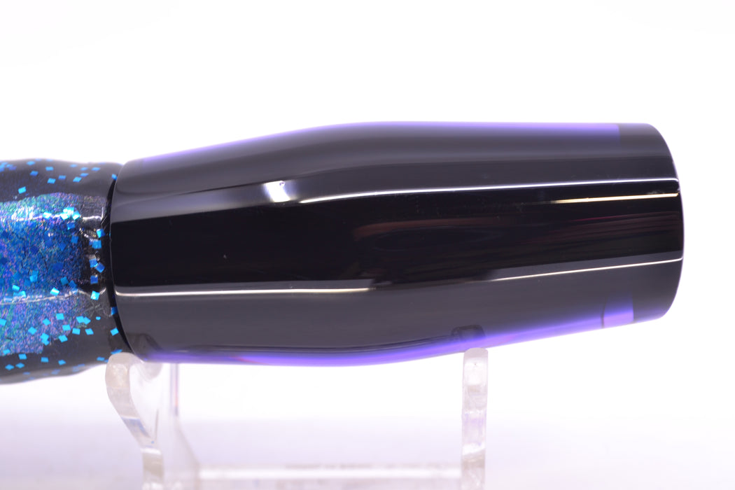 Moyes Lures Purple MOP Black Back Taxi Eyes Small Dark-N-Stormy 9" 4.5oz Skirted