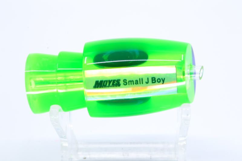 Moyes Lures Chartreuse MOP Blue-Green Back Small J-Boy 9" 1.5oz GZE