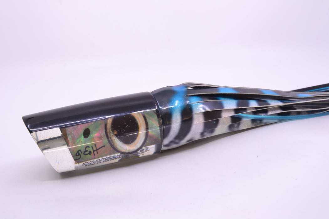 Marlin Magic Lures Tahitian Pearl Black Back Da Hammer 14" 11oz FT Vinyl Wahoo