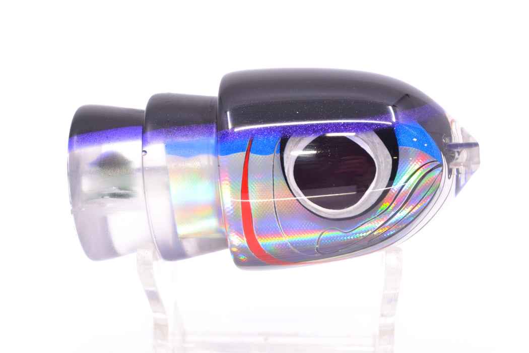 LS Lures Blue-Silver Rainbow Black-Purple Back Flyer 11" 3.8oz GZE