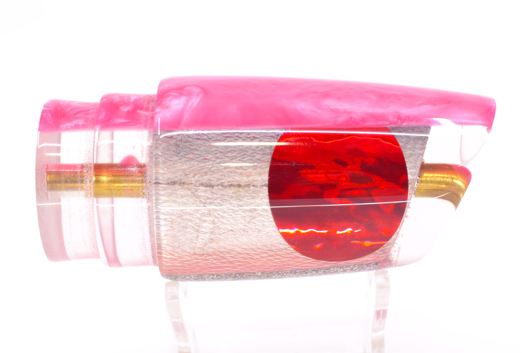 Koya Lures Lai Skin Pink Back Red Eyes Straight Runner 12" 5.8oz GZE