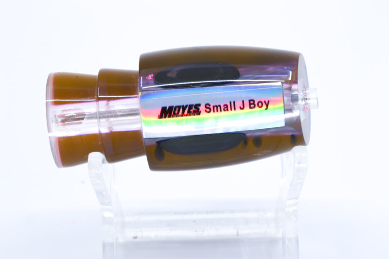Moyes Lures Rainbow MOP Black-Pink Back Small J-Boy 9" 1.5oz