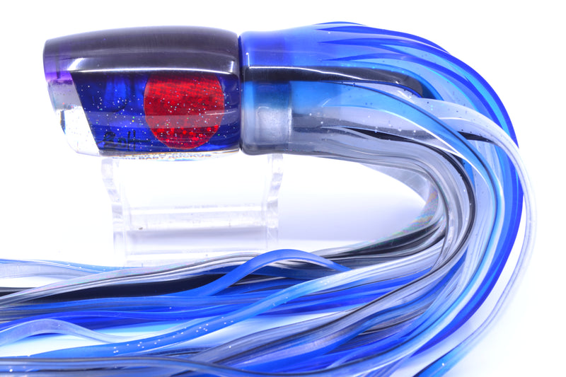 Marlin Magic Blue MOP Purple Back Red Eyes Baby Ruckus 10" 6.5oz Skirted Blue Skipjac