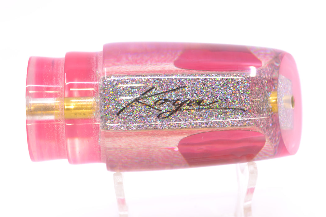 Koya Lures Lai Skin Pink Back Red Eyes Straight Runner 12" 5.8oz GZE