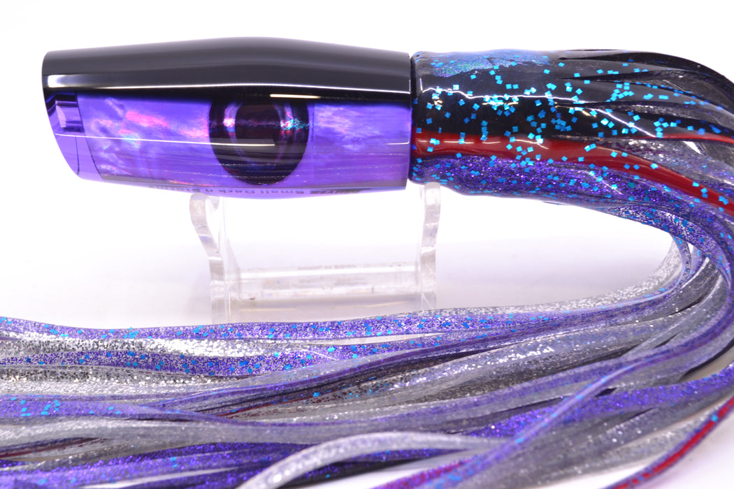 Moyes Lures Purple MOP Black Back Taxi Eyes Small Dark-N-Stormy 9" 4.5oz Skirted