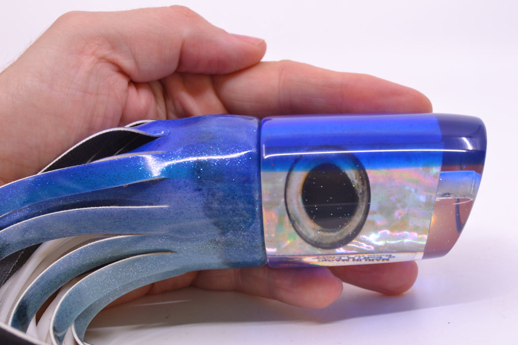 Marlin Magic Lures White Awabi Blue Back Taxi Eyes Henry 12" 9.8oz FT Vinyl Aku Revisited