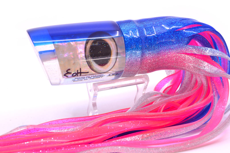 Marlin Magic White Awabi Blue Back Taxi Eyes Henry 12" 11.5oz Skirted Blue-Silver/Pink