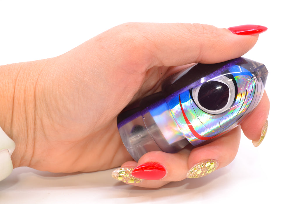 LS Lures Blue-Silver Rainbow Black-Purple Back Flyer 11" 3.8oz GZE