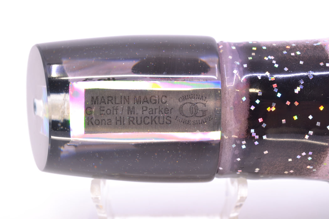 Marlin Magic Lavender MOP Black Back Red Eyes Ruckus 12" 11oz Skirted Purple-Black/White