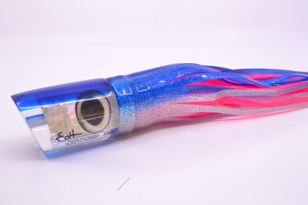 Marlin Magic White Awabi Blue Back Taxi Eyes Henry 12" 11.5oz Skirted Blue-Silver/Pink
