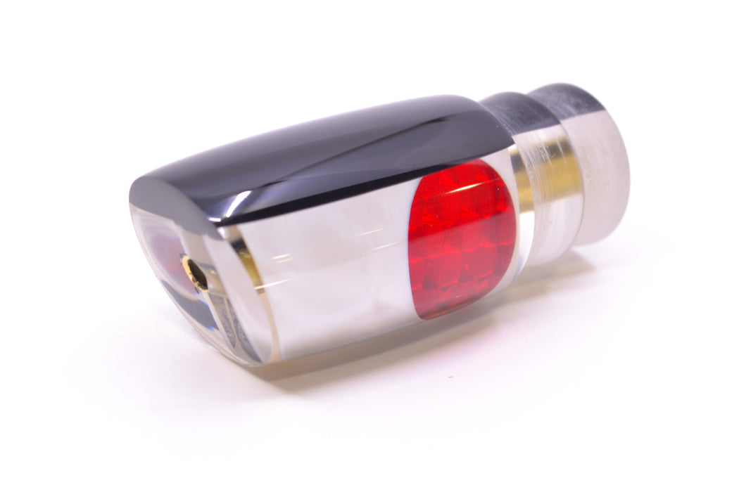 Crampton Baits Real White MOP Black Back Red Eyes Mini HoG 9" 2.1oz