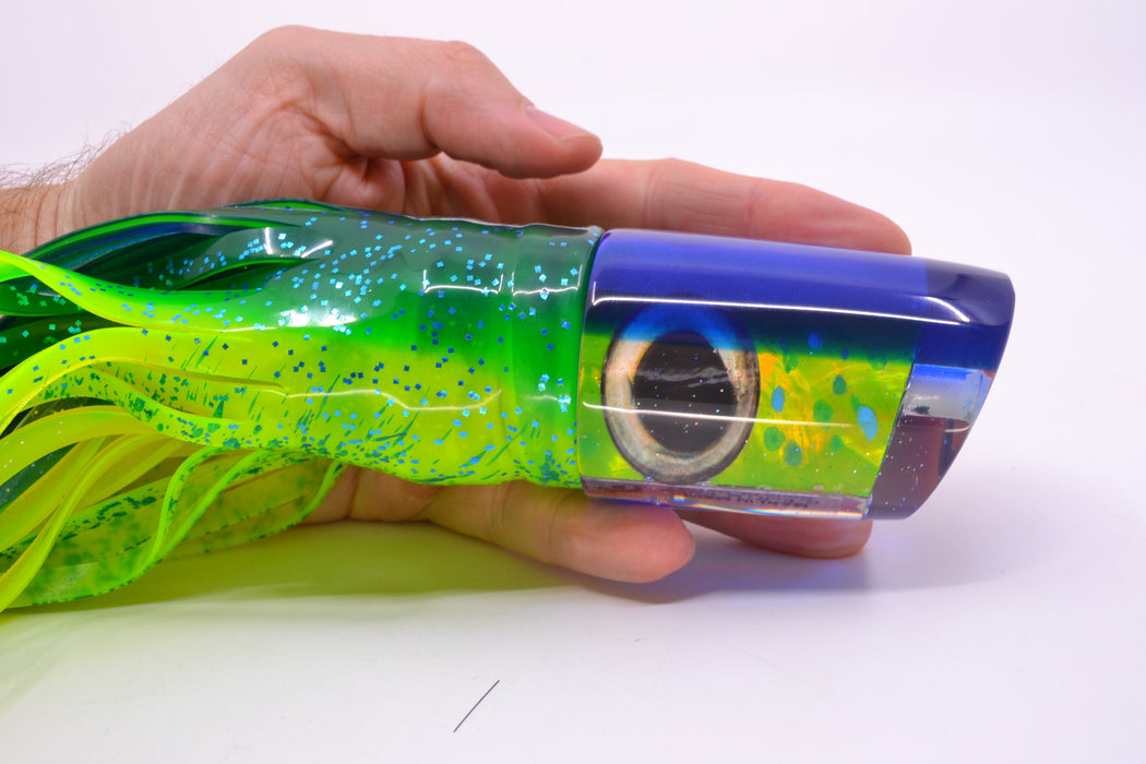 Marlin Magic Mahi MOP Blue Back Taxi Eyes Henry 12" 11.5oz Skirted Mahi