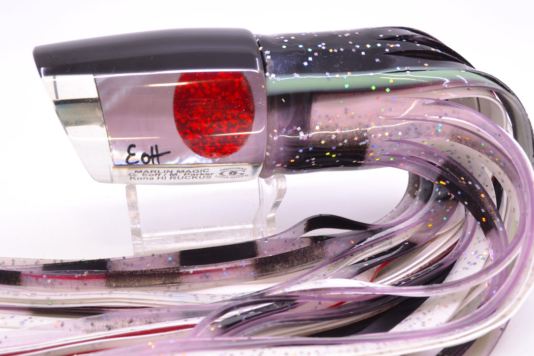 Marlin Magic Lavender MOP Black Back Red Eyes Ruckus 12" 11oz Skirted Purple-Black/White