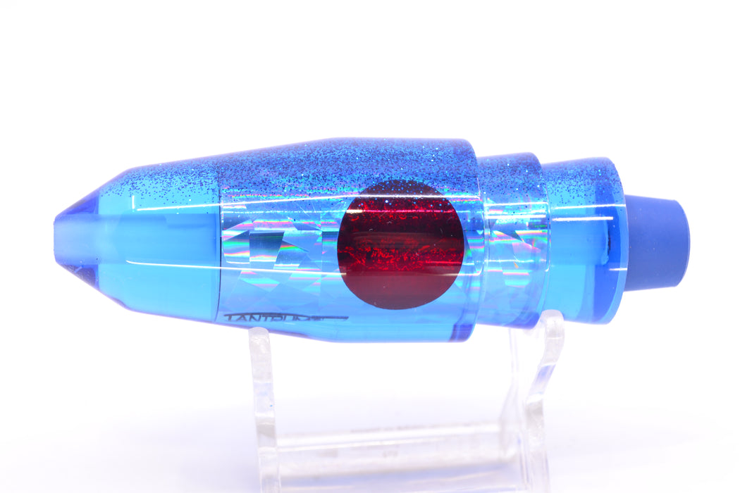 TANTRUM Lures Blue Rainbow Blue Glitter Back Red Eyes Medium Bullet 9" 5.5oz