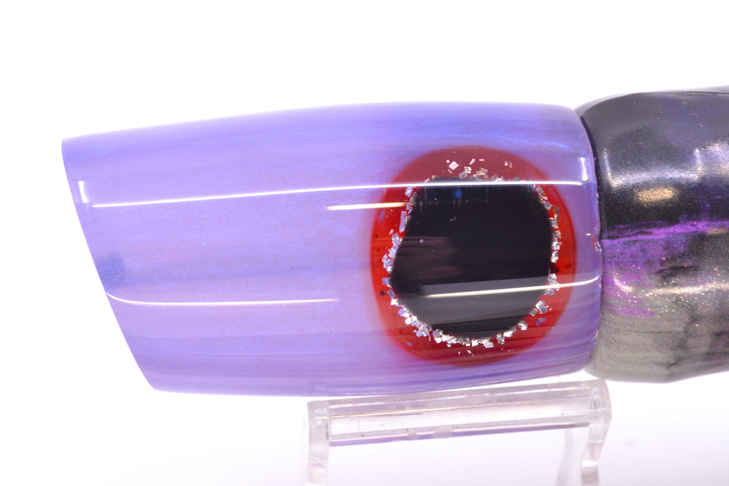Joe Yee Lures by KEGZ Purple-Blue Pearl Black-Silver-Red Eyes 501 12" 7.3oz FT Vinyl