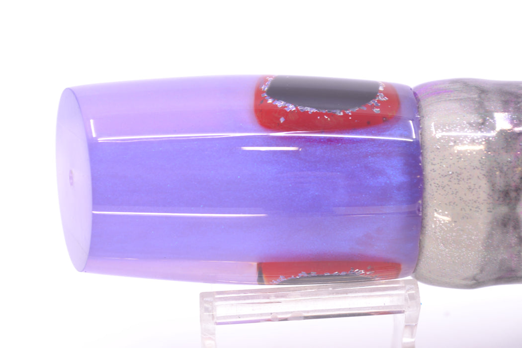 Joe Yee Lures by KEGZ Purple-Blue Pearl Black-Silver-Red Eyes 501 12" 7.3oz FT Vinyl