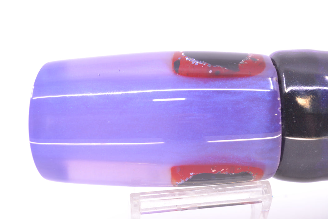 Joe Yee Lures by KEGZ Purple-Blue Pearl Black-Silver-Red Eyes 501 12" 7.3oz FT Vinyl