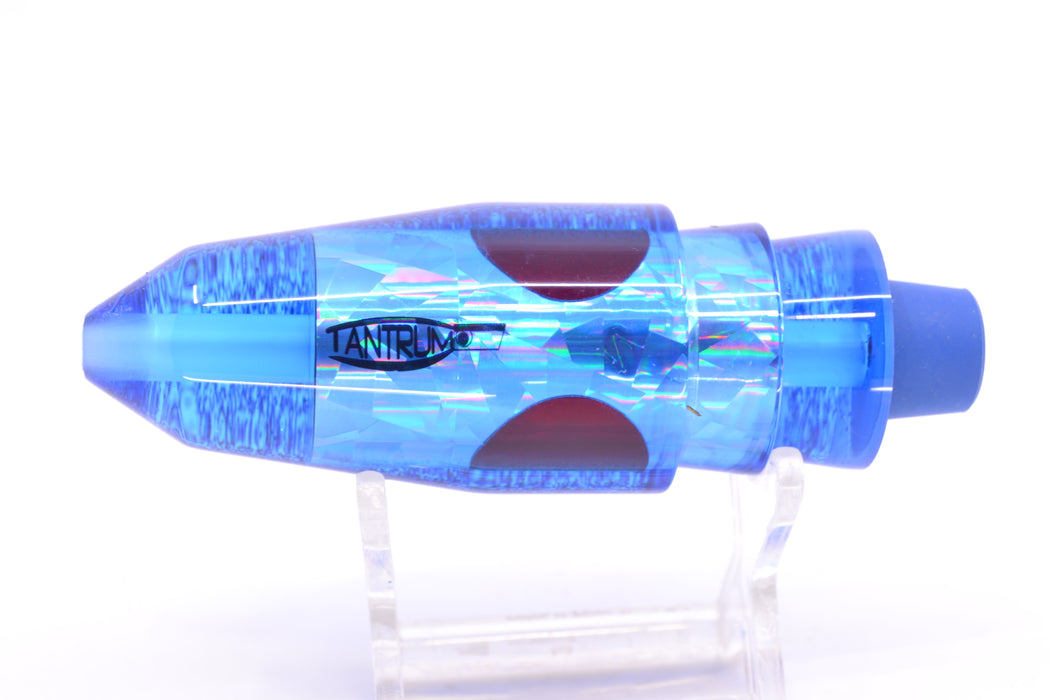 TANTRUM Lures Blue Rainbow Blue Glitter Back Red Eyes Medium Bullet 9" 5.5oz