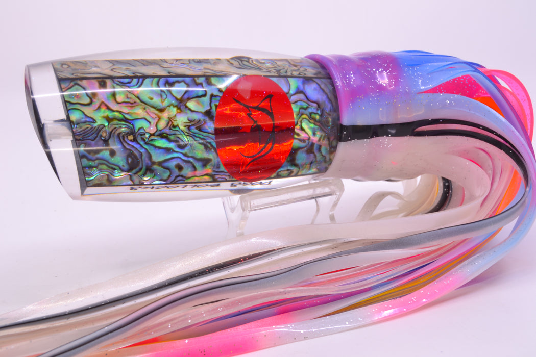 Bonze Lures Paua Shell Red Eyes Dog Bollocks 16" 20oz Skirted Gay Bob