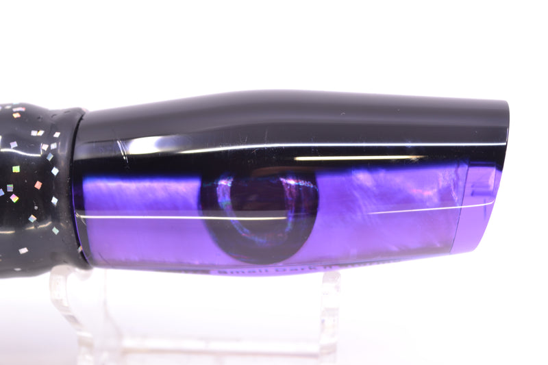 Moyes Lures Purple MOP Black Back Small Dark-N-Stormy 9" 4.5oz Skirted Black-Purple