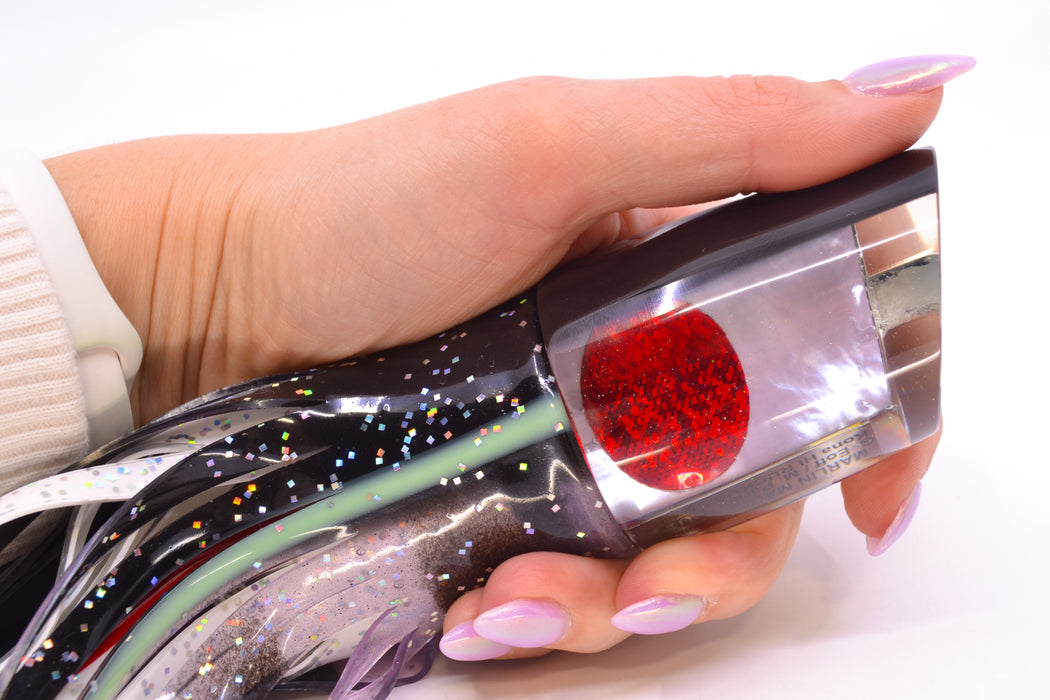 Marlin Magic Lavender MOP Black Back Red Eyes Ruckus 12" 11oz Skirted Purple-Black/White