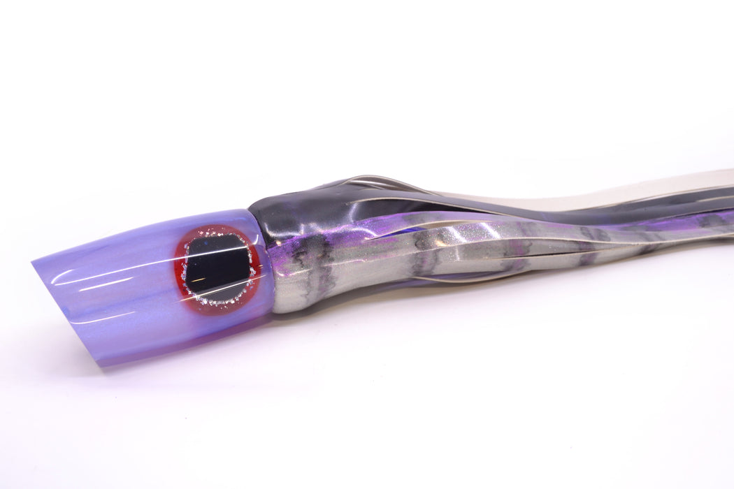 Joe Yee Lures by KEGZ Purple-Blue Pearl Black-Silver-Red Eyes 501 12" 7.3oz FT Vinyl