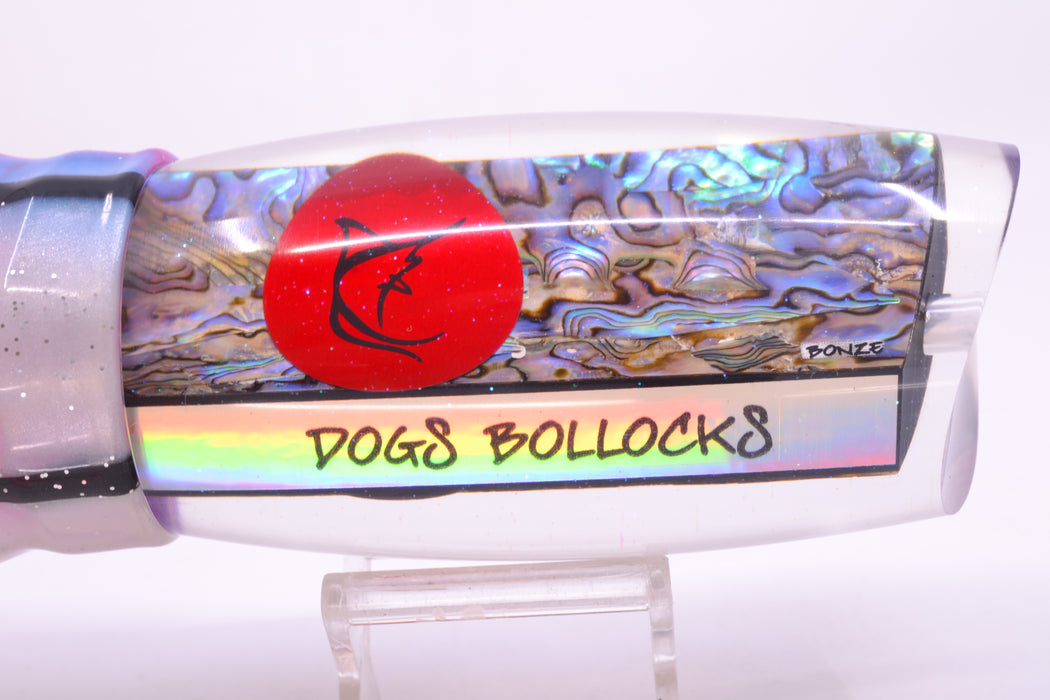 Bonze Lures Paua Shell Red Eyes Dog Bollocks 16" 20oz Skirted Gay Bob