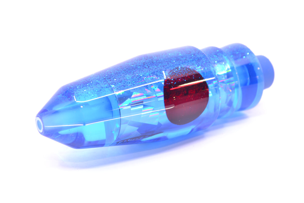 TANTRUM Lures Blue Rainbow Blue Glitter Back Red Eyes Medium Bullet 9" 5.5oz