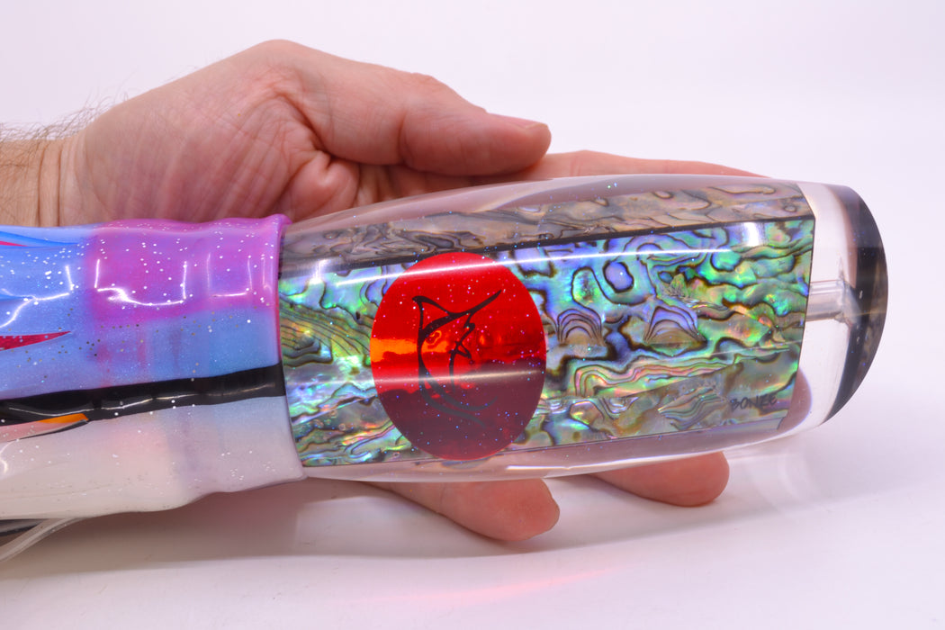 Bonze Lures Paua Shell Red Eyes Dog Bollocks 16" 20oz Skirted Gay Bob